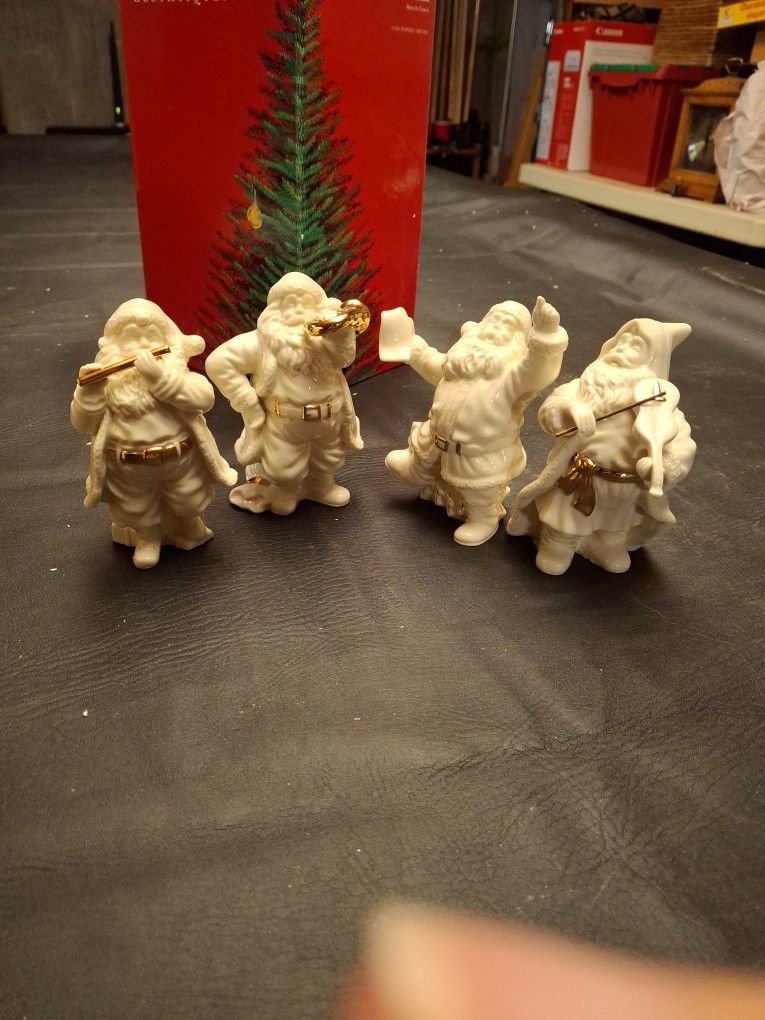 1999 Vintage Lennox Santa's Playing Insturments