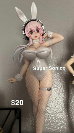 Super Sonico (Pearl White) BiCute Bunnies PVC Figure