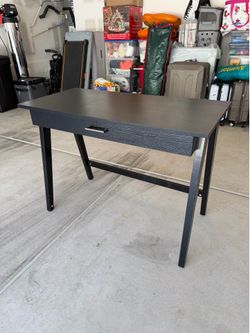 Black Desk with Drawer