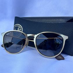 Ray-Ban Polarized Sunglasses – Gold/Black with Case