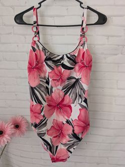 Floral swimsuit size 14