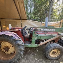 International 454 Tractor With Oliver Loader