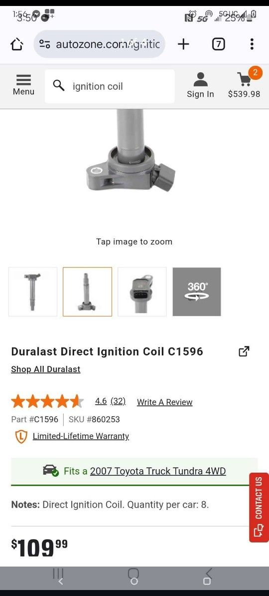 Ignition Coils For Tundra