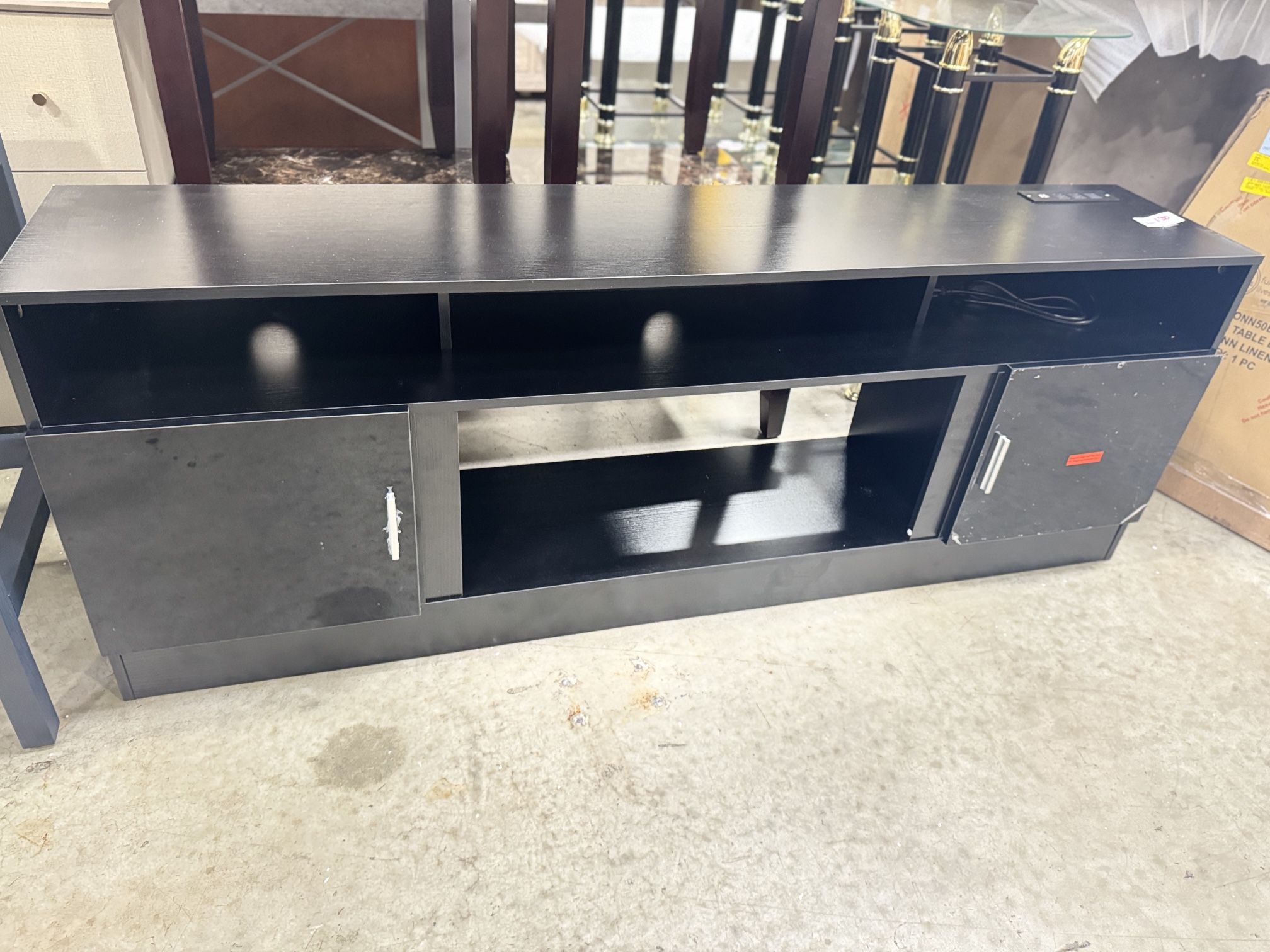70" Modern TV Stand Media Console With Roomy Storage $180