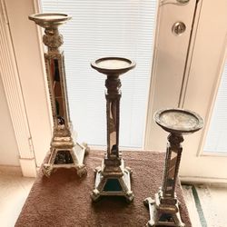 Set of 3 Very Elegant Candle Holders