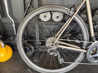 Titanium road bike