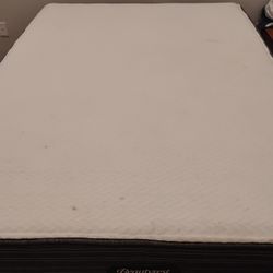 queen beautyrest hybrid mattress