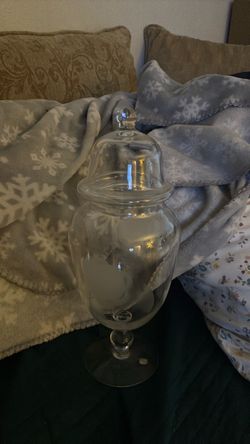 Clear Glass Apothecary Jar with Lid