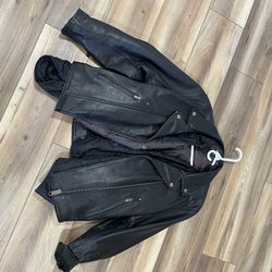 Women’s Motorcycle Leather Jacket 