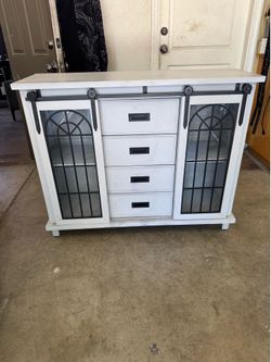 Farmhouse storage cabinet