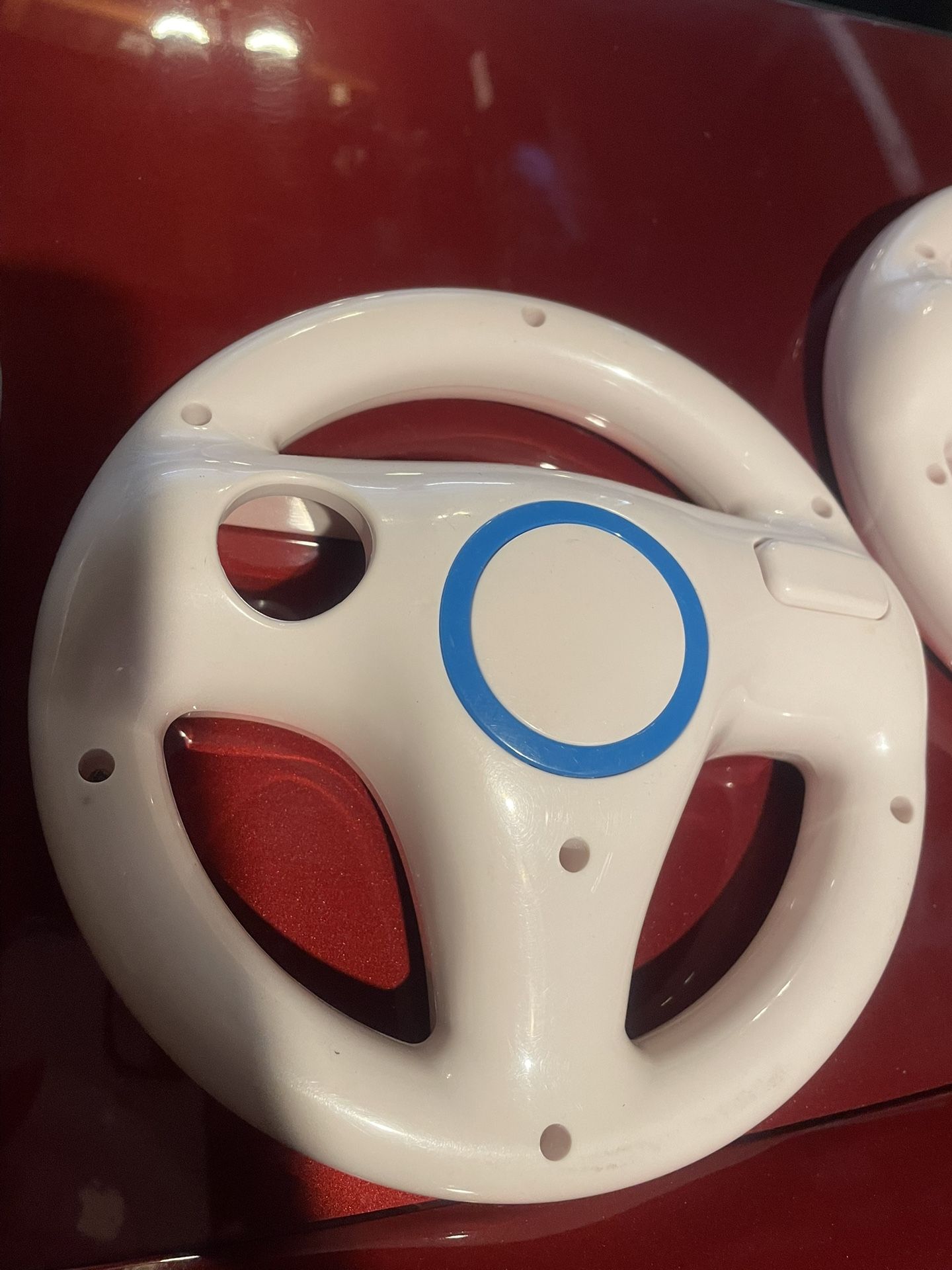 Old School Mario Kart Racing Wheel Compatible with Nintendo Wii and Wii U