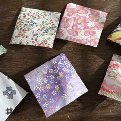 Corner book markers and other origami