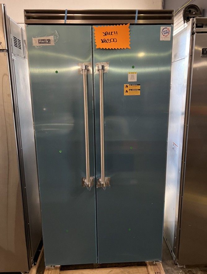 Viking Stainless Steel Built In 42 Width Refrigerator 21X