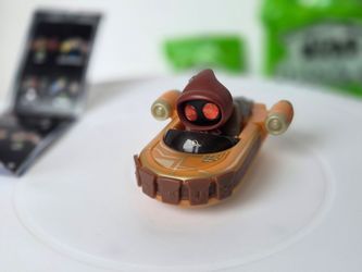 Jawa with Landspeeder Vehicle Disney Doorables Star Wars Galactic Cruisers Series 2 Rare Complete