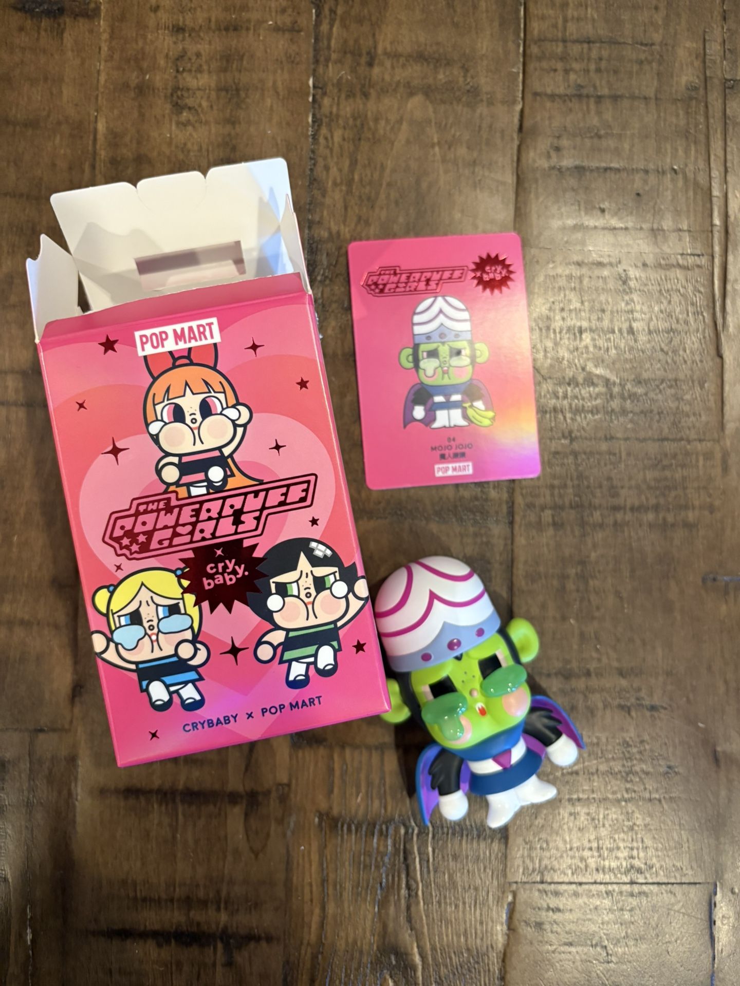 Pop Mart CRYBABY x Powerpuff Girls Series Mojo Jojo Figure