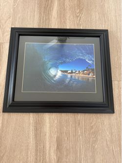 🌊 Laguna Beach Barrel Wave Framed Print