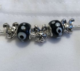 5pc Minnie & Mickey Mouse Disney Bracelet Bead Charms