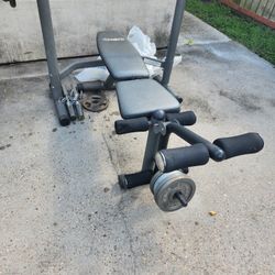 Weight Set And Bench