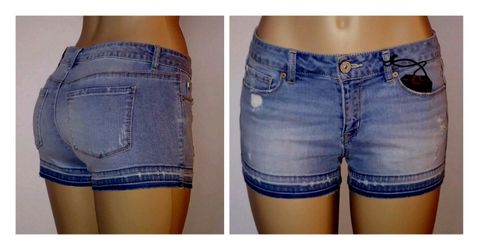 Blue jean shorts
