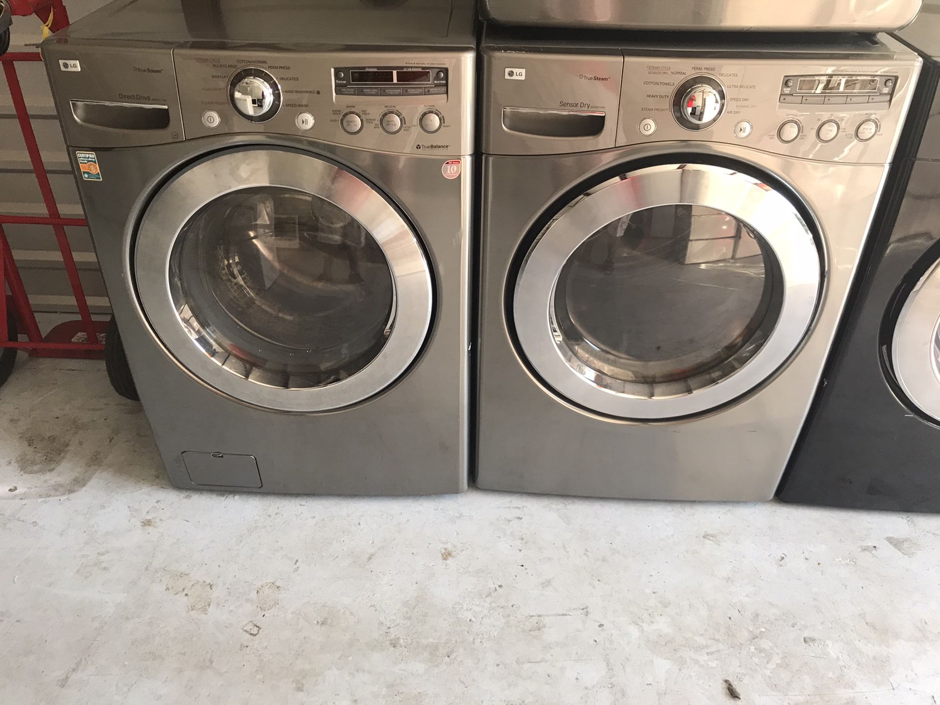 Lg set washer and dryer gas