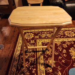 4 piece tray table set
