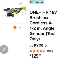 Ryobi 18v Angle Grinder