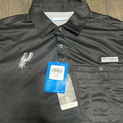 Columbia Golf SAN Antoni Spurs Button Up 
