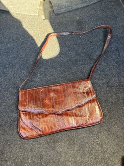 Vintage Woman’s Hand Bag ( Eel Skin)