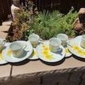 Vintage  Cups And Saucer Dessert Plates