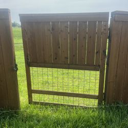 Entry Gate For Wood Fence 