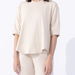 Beige kimono T-shirt