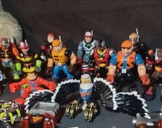 Vintage Action Figure Lot with Accessories