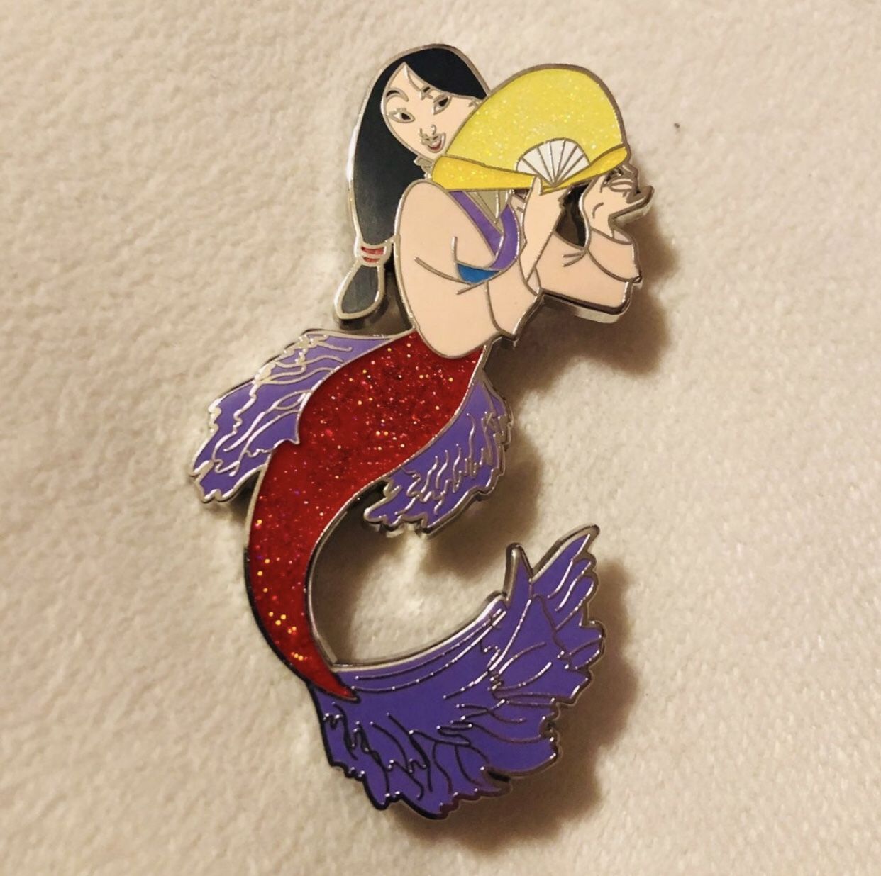 Fantasy Disney Pin - Mulan As Mermaid LE 100