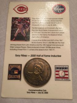 Tony Perez coin.