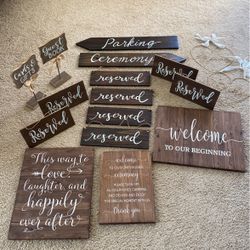 Wedding Signs