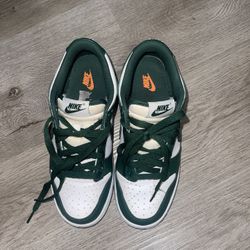Green Nike Dunks (women)