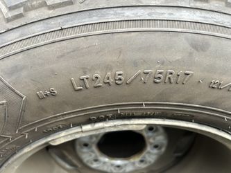 Oem Chevrolet Eight Lug Tires And Rims With Center Caps