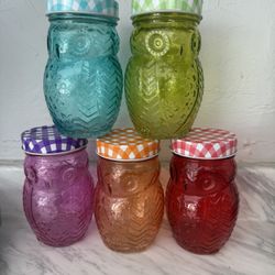 5 Jar Set With Lids