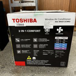 TOSHIBA 5,000 BTU NEW IN BOX WINDOW AIR CONDITIONER***