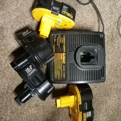 DeWalt And Vannon Batteries And Charger