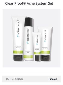 Clear proof Acne set