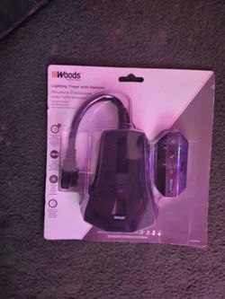 Woods 50126WD Outdoor Lighting Timer with Remote Control