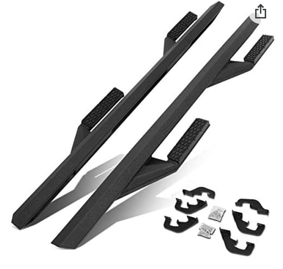 07-18 Chevy Silverado 1500 2500 3500 Extended Cab BLACK 3’ Running Boards