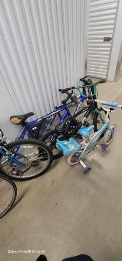 all bikes are sold together bikes and parts are sold all at once i need the space in my storage.