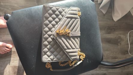 Ysl envelope bag medium grey