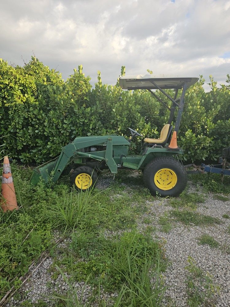 Tractor And Mower 