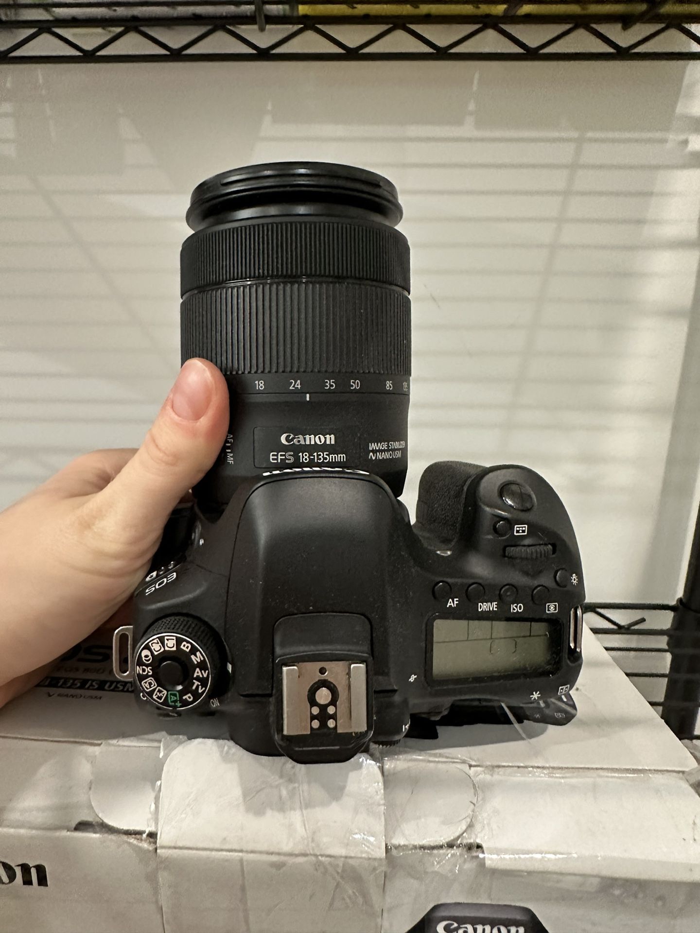 Canon EOS 80D MP Digital SLR Camera w/18 135mm Lens Low