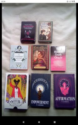 Tarot card lot (8)(North Arlington)(READ BEFORE MESSAGE)