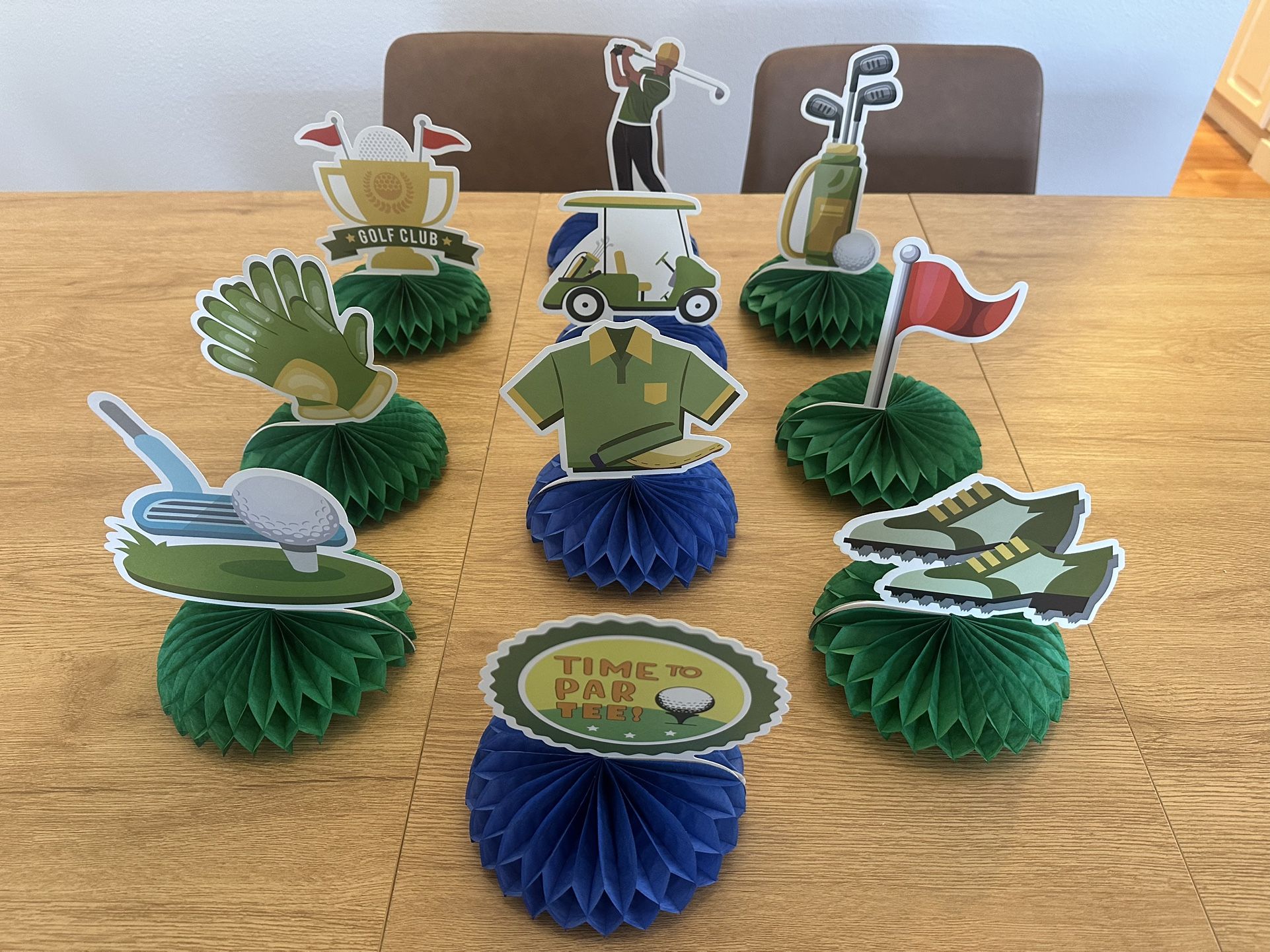 *FREE* 10pc Golf Party Table Centerpieces