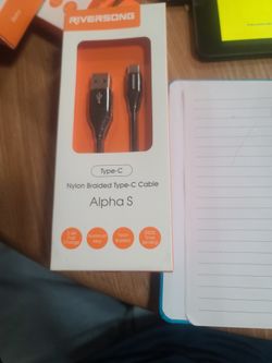 Brand: BLUE BEAT DIGITAL

Riversong Alpha S Type-C Cable - 1M Length - Durable Nylon Braided Cable - Aluminum Alloy - Bending Resistance -Compatible w